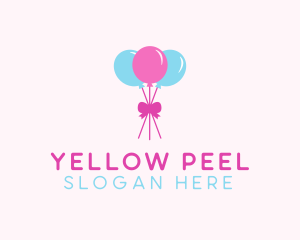 Party Ribbon Balloons logo design