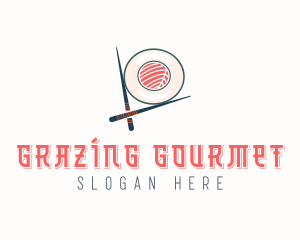 Japanese Dining Sushi  logo design