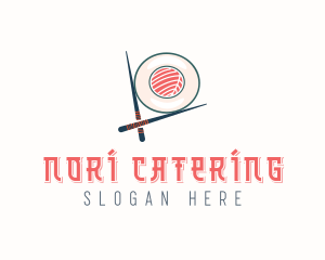 Japanese Dining Sushi  logo design