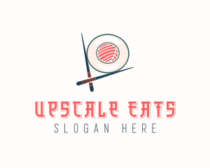 Japanese Dining Sushi  logo design