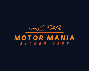 Car Racing Motorsport logo design