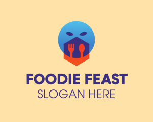 Food House Face logo