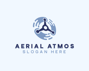 Drone Tech Aerial logo design