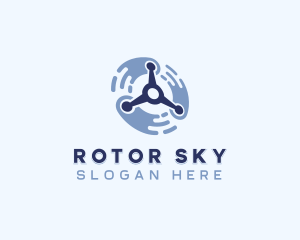 Drone Tech Aerial logo design