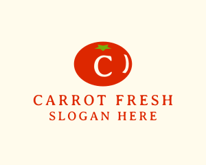 Fresh Tomato Fruit logo design