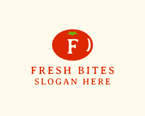 Fresh Tomato Fruit logo design