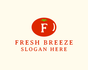 Fresh Tomato Fruit logo design