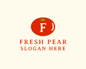 Fresh Tomato Fruit logo design