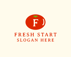 Fresh Tomato Fruit logo design