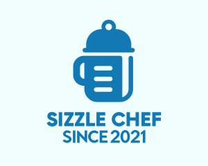 Blue Cook Book  logo design