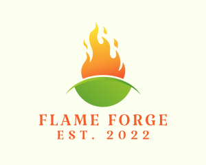 Eco Fire Energy Fuel logo design