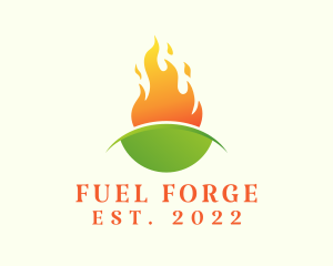 Eco Fire Energy Fuel logo design