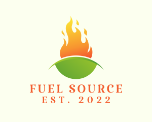Eco Fire Energy Fuel logo design