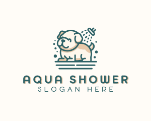 Pet Puppy Grooming logo design