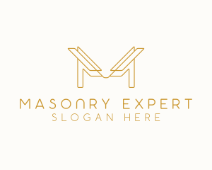 Luxury Firm Letter M logo design