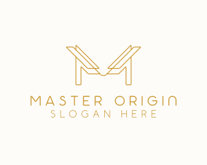 Luxury Firm Letter M logo design