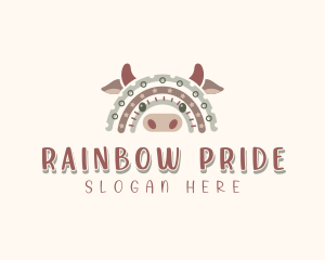 Kids Rainbow Daycare logo design