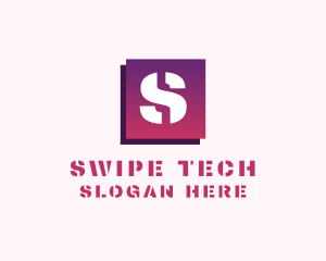 Generic Gradient Stencil  logo design