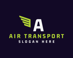 Wings Logistics Cargo Mover logo design