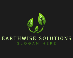 Environmental Nature Leaf logo