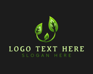 Leaf - Environmental Nature Leaf logo design