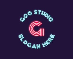 Neon Club Pub Studio logo design