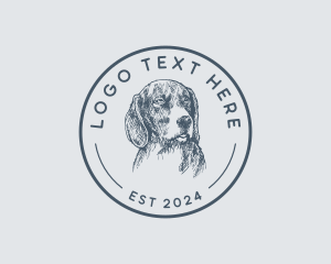 Hound Dog Kennel Logo