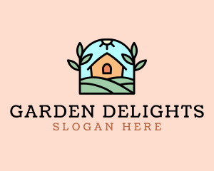 Home Organic Garden  logo design