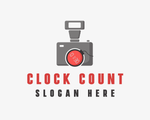 Bomb Countdown Camera logo design