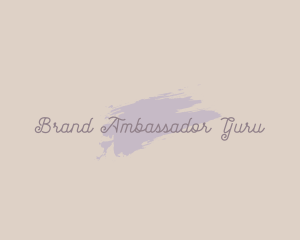 Cosmetics Watermark Brand logo design