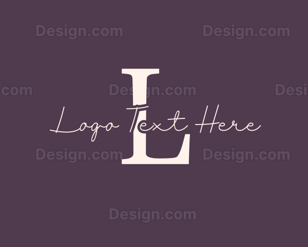 Fashion Apparel Boutique Studio Logo