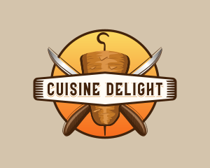 Shawarma Kebab Cuisine logo design