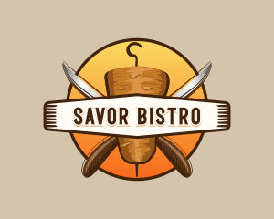 Shawarma Kebab Cuisine logo design