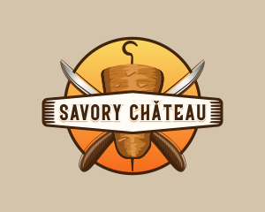 Shawarma Kebab Cuisine logo design