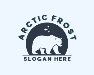 Wildlife Polar Bear logo design