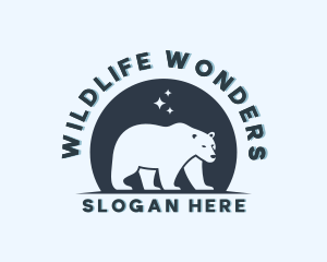 Wildlife Polar Bear logo design