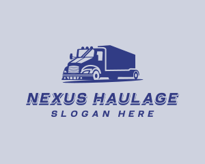 Freight Truck Mover logo design