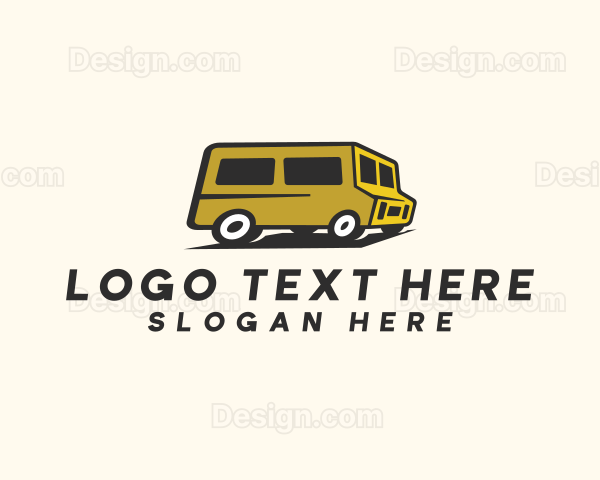 Van Vehicle Transport Logo