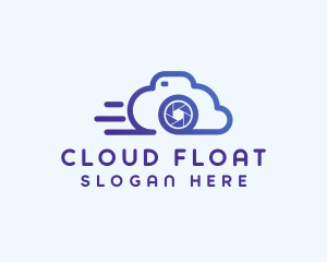 Gradient Cloud Camera  logo design