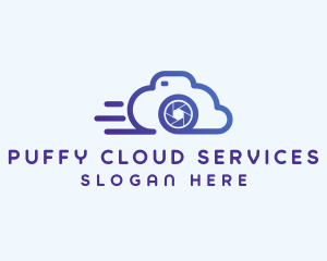 Gradient Cloud Camera  logo design