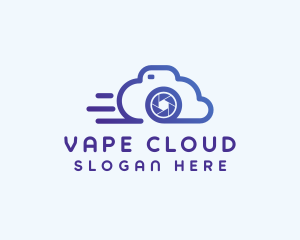 Gradient Cloud Camera  logo design