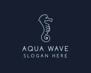 Seahorse Animal Pet logo