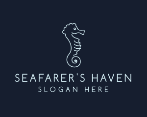 Seahorse Animal Pet logo