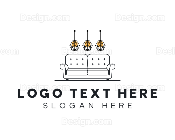 Sofa Lamp Furniture Logo