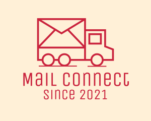 Mail Delivery Van logo design