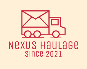 Mail Delivery Van logo design