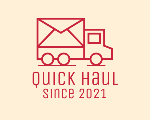 Mail Delivery Van logo design