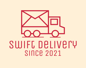 Mail Delivery Van logo design