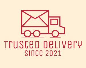 Mail Delivery Van logo design