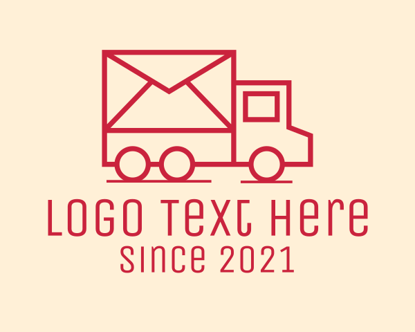 Delivery Van logo example 3
